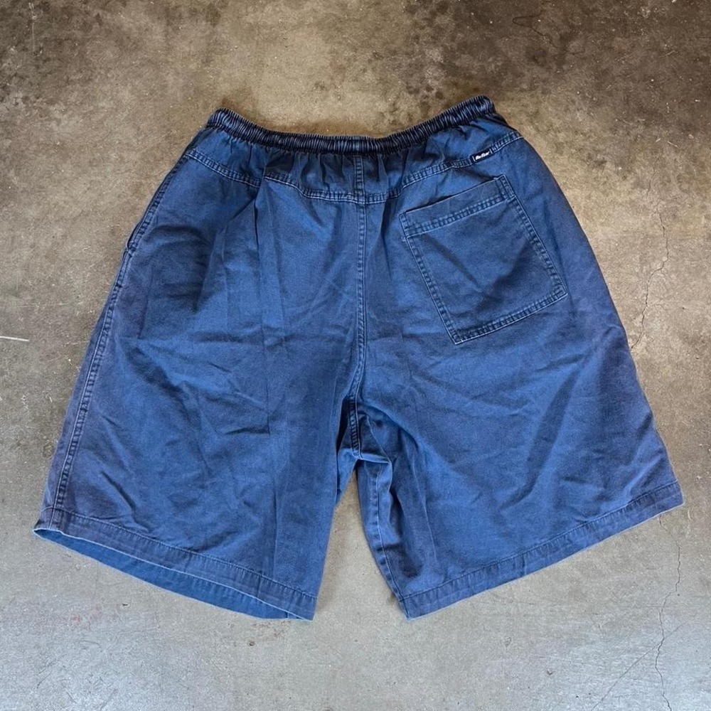 Vintage 90s No Fear navy blue baggy shorts Men's Size XL - Picture 4 of 8
